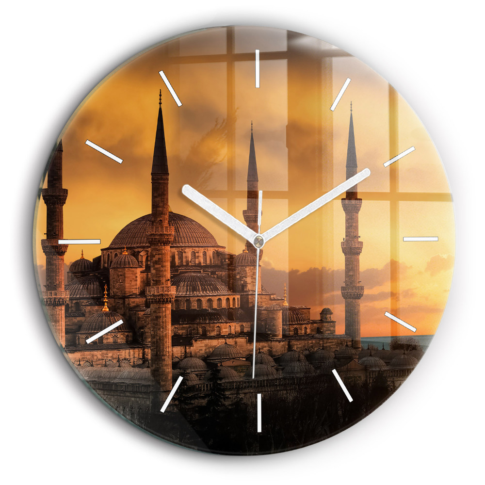 Horloge ronde murale 60 cm Mosquée d'Istanbul