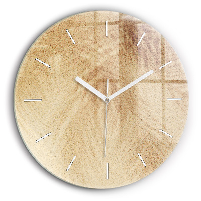 Horloge ronde 60 cm Abstraction or