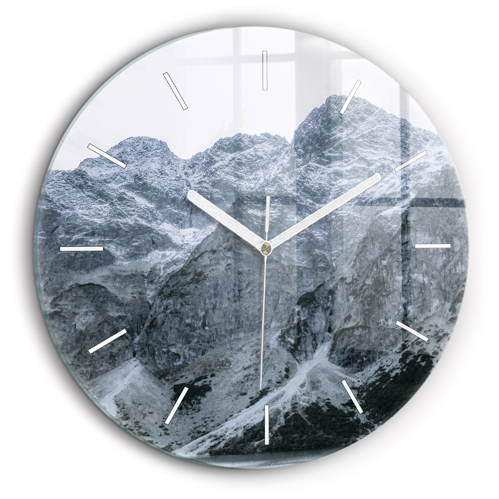 Horloge ronde en verre 60 cm Morskie Oko dans les Tatras