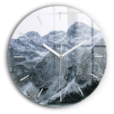 Horloge ronde en verre 60 cm Morskie Oko dans les Tatras