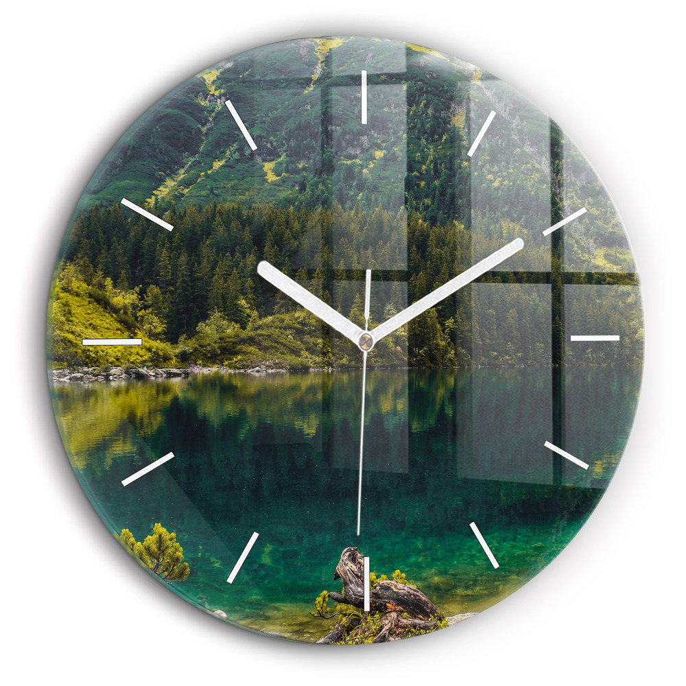Horloge ronde murale 60 cm Morskie Oko dans les Tatras