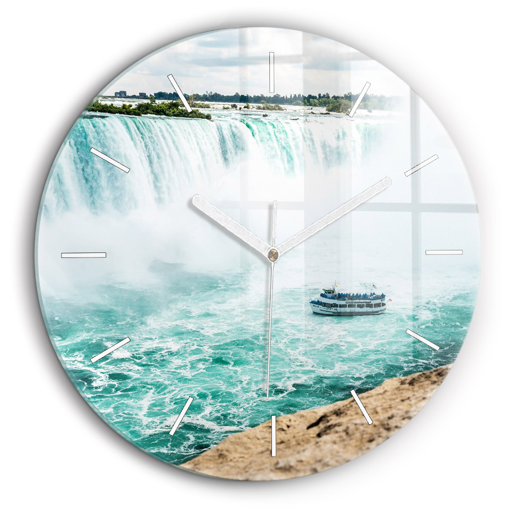 Horloge ronde 60 cm Bateau et Niagara