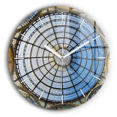 Horloge ronde en verre 60 cm Centre commercial de Milan