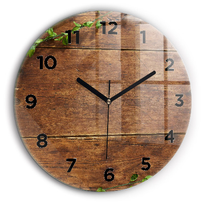 Bois rustique Horloge ronde murale 60 cm