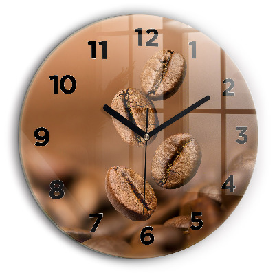 Couleurs abstraites Pendule murale ronde 60 cm