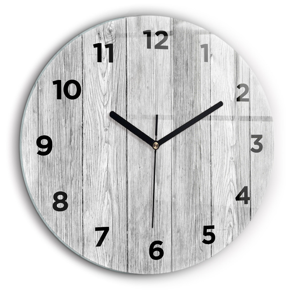 Panneaux en bois Pendule murale ronde 60 cm