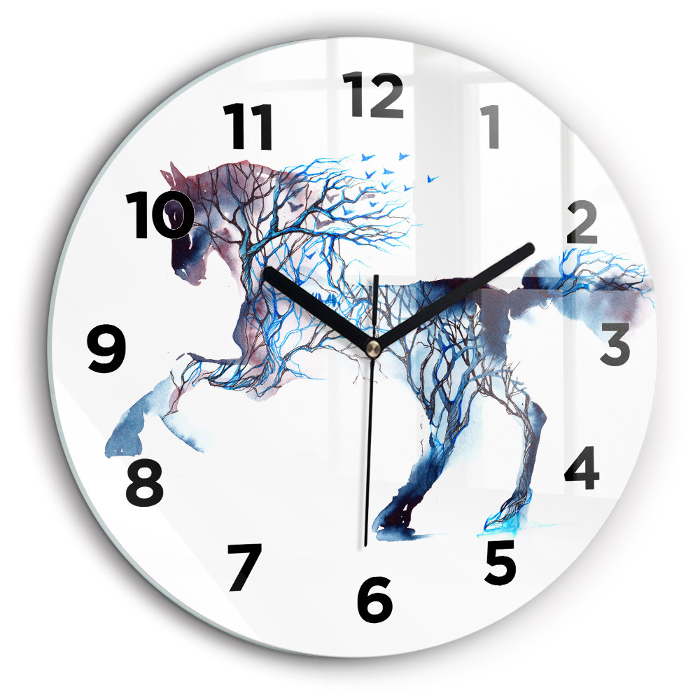 Nature de l'animal Horloge ronde murale 60 cm