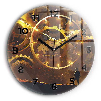 Temps - Mécanisme Pendule murale ronde 60 cm