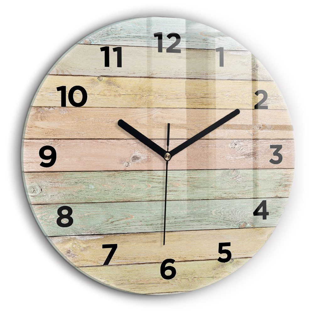 Tableaux colorés Horloge ronde 60 cm