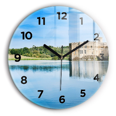 Château de Leeds Horloge ronde murale 60 cm
