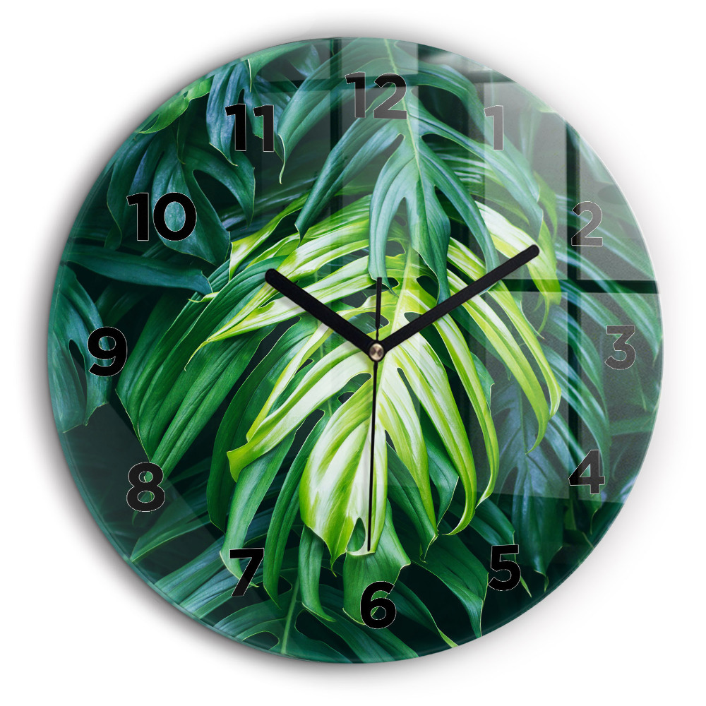 Nature tropicale Horloge ronde murale 60 cm