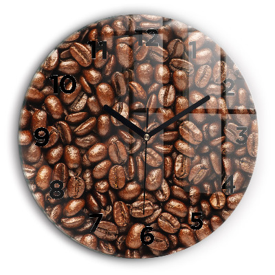 Grains de café Horloge ronde 60 cm