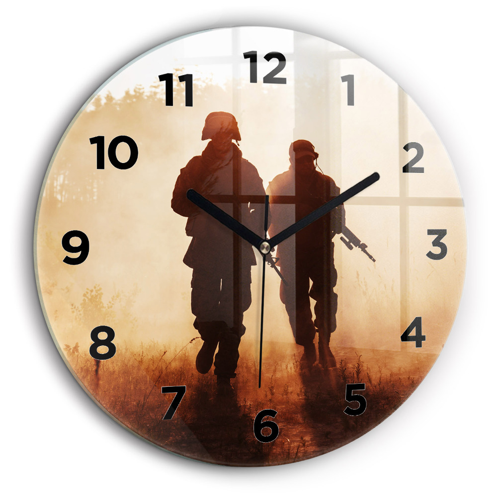 Soldats Horloge ronde 60 cm