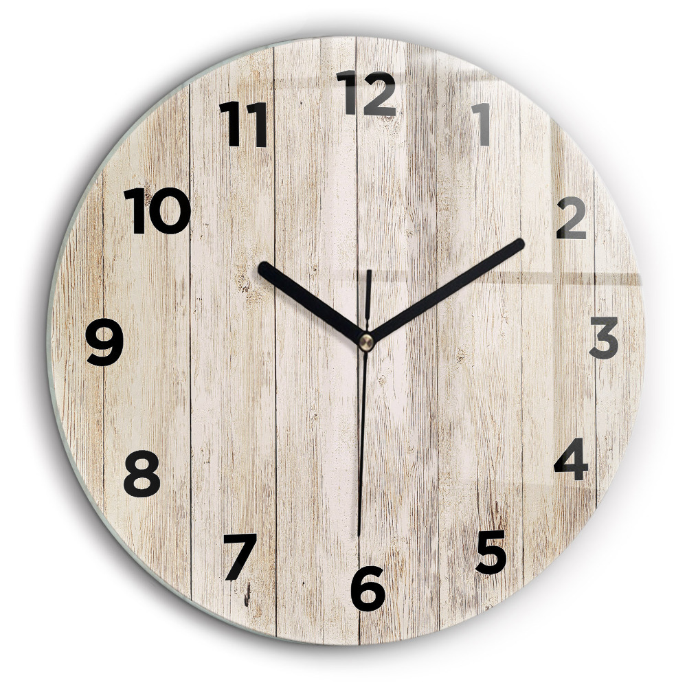 Panneaux en bois Pendule murale ronde 60 cm