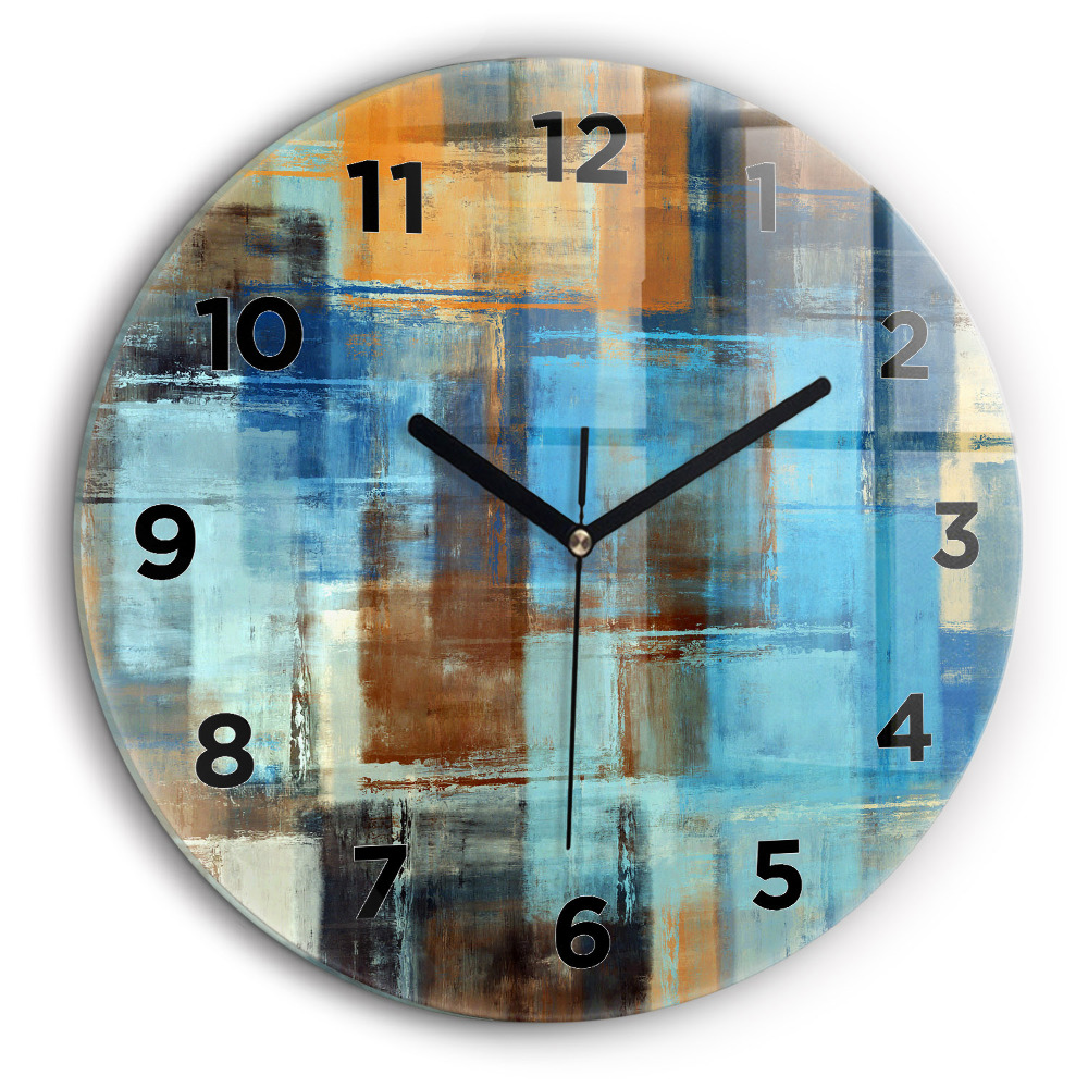 Fond coloré - abstrait Horloge ronde murale 60 cm
