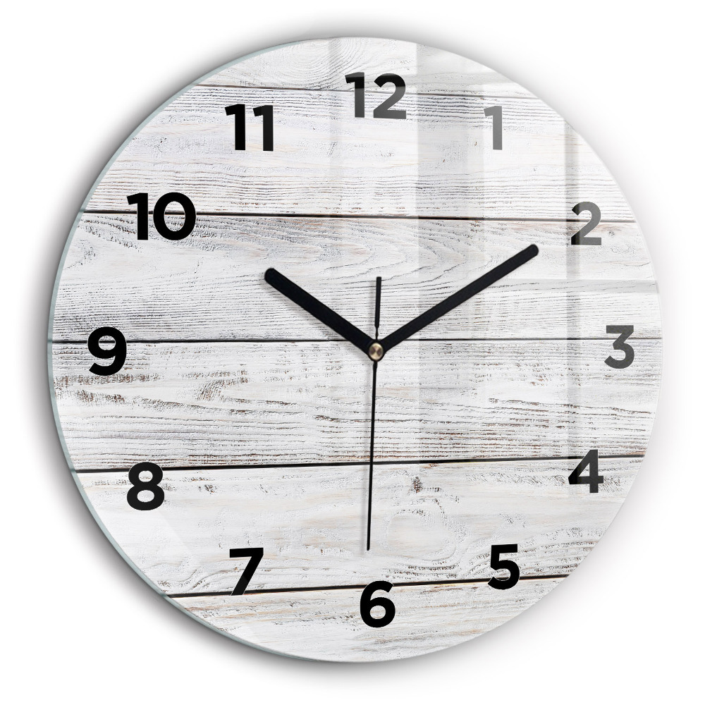 Planches peintes Pendule murale ronde 60 cm