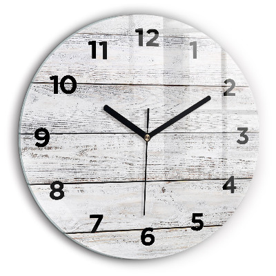 Planches peintes Pendule murale ronde 60 cm