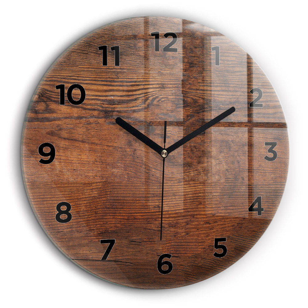 Vieux bois Horloge ronde 60 cm