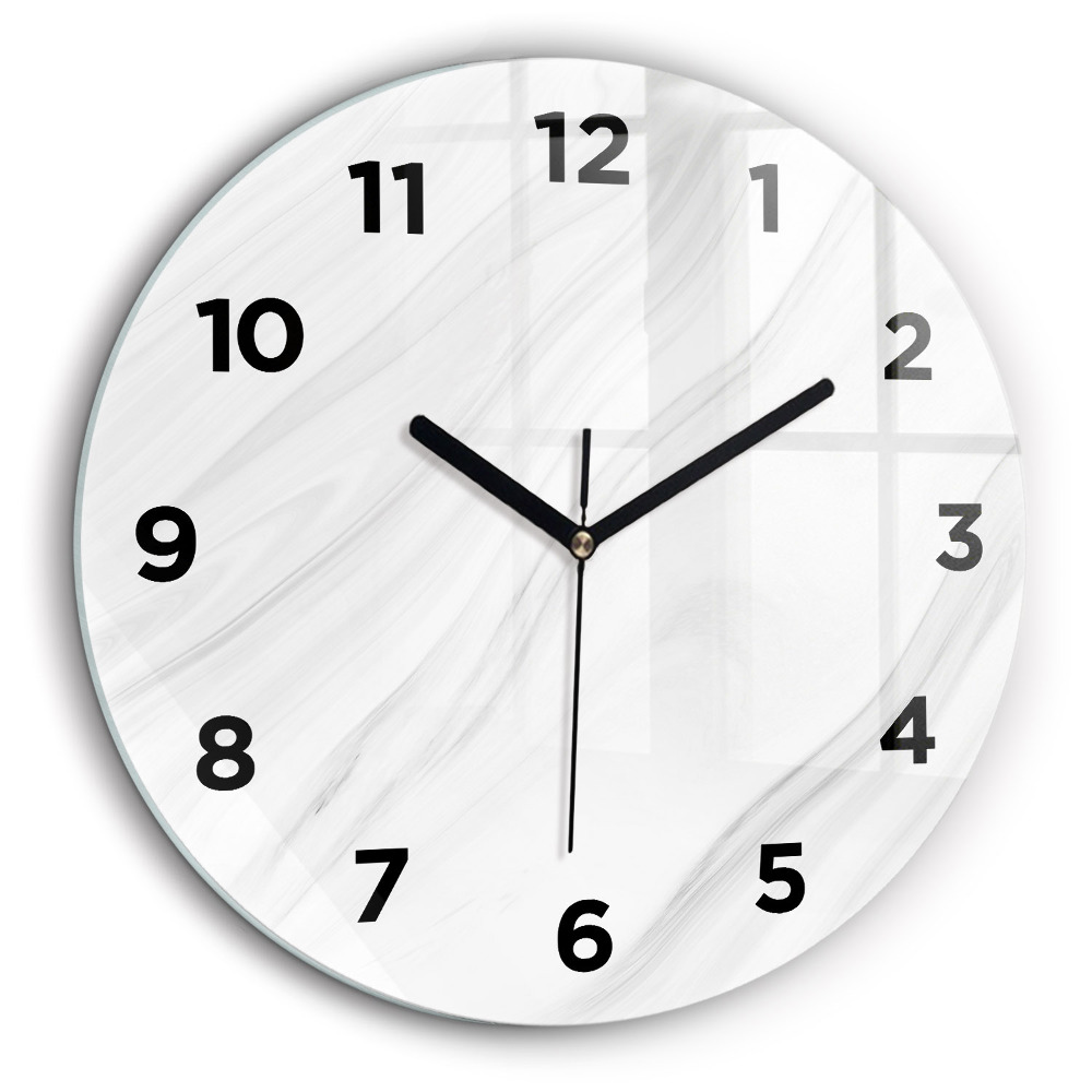 Marbre décoratif Pendule murale ronde 60 cm