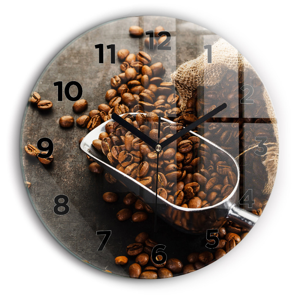 Sac de grains de café Horloge ronde 60 cm