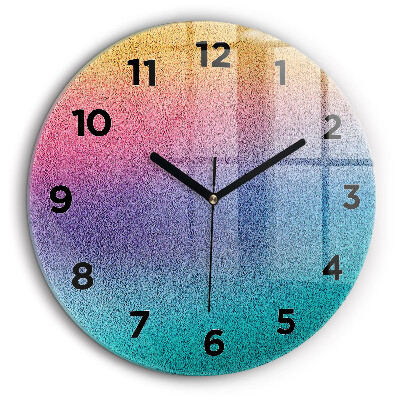 Motif dégradé Pendule murale ronde 60 cm