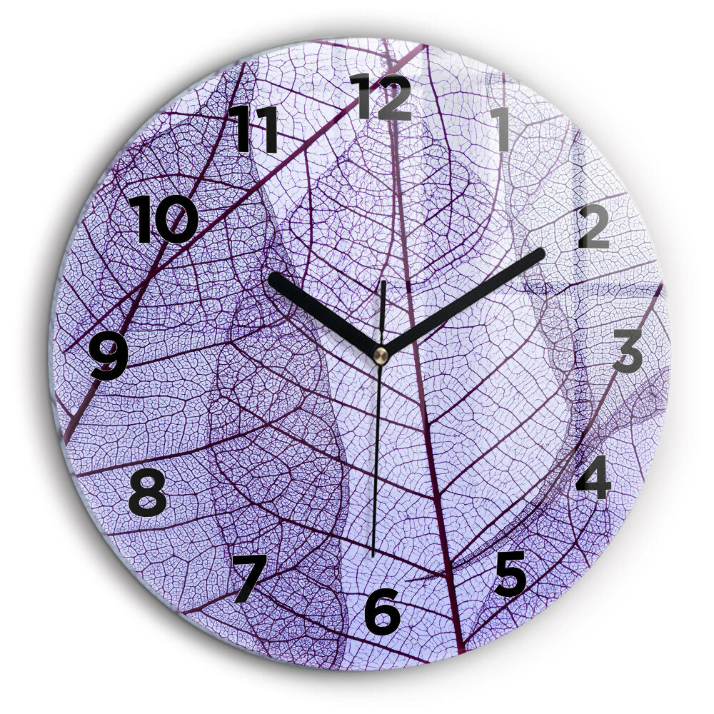 Feuilles - nature Pendule murale ronde 60 cm
