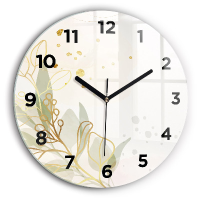 Abstrait pastel Horloge ronde murale 60 cm
