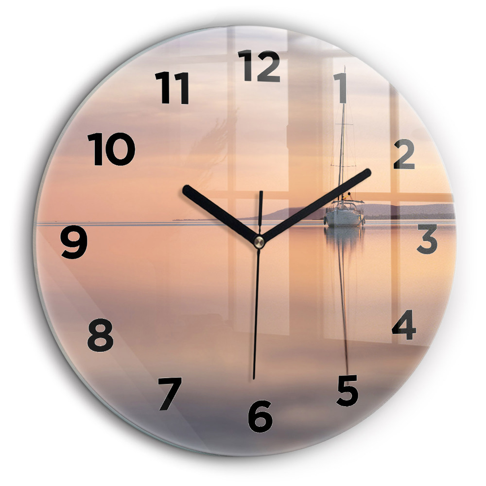 Lac Balaton USA Horloge ronde murale 60 cm
