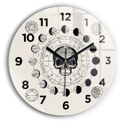 Phases de la lune Pendule murale ronde 60 cm