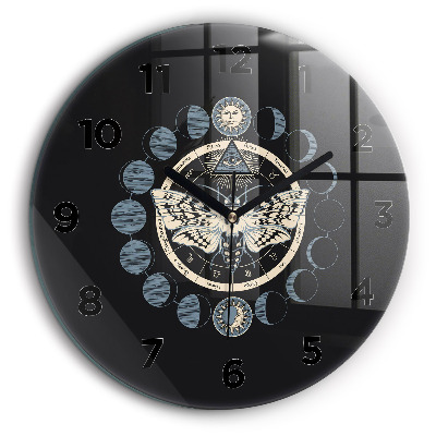 Phases de la lune Horloge ronde 60 cm