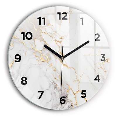 Marbre décoratif Horloge ronde 60 cm