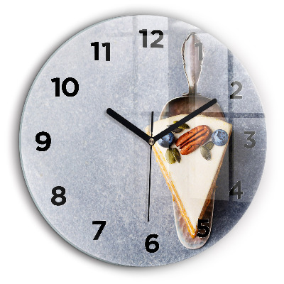 Morceau de gâteau Horloge ronde 60 cm