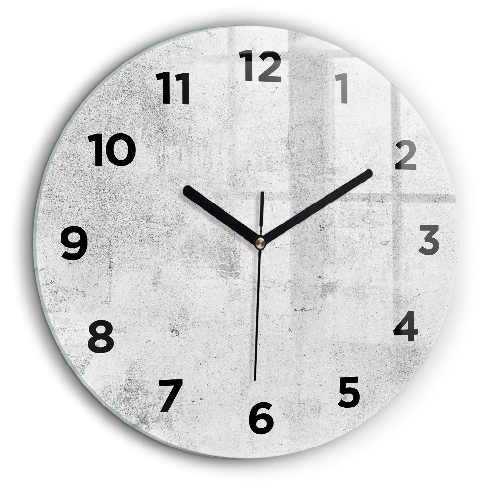 Mur en béton Horloge ronde 60 cm