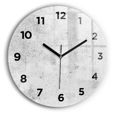 Mur en béton Horloge ronde 60 cm