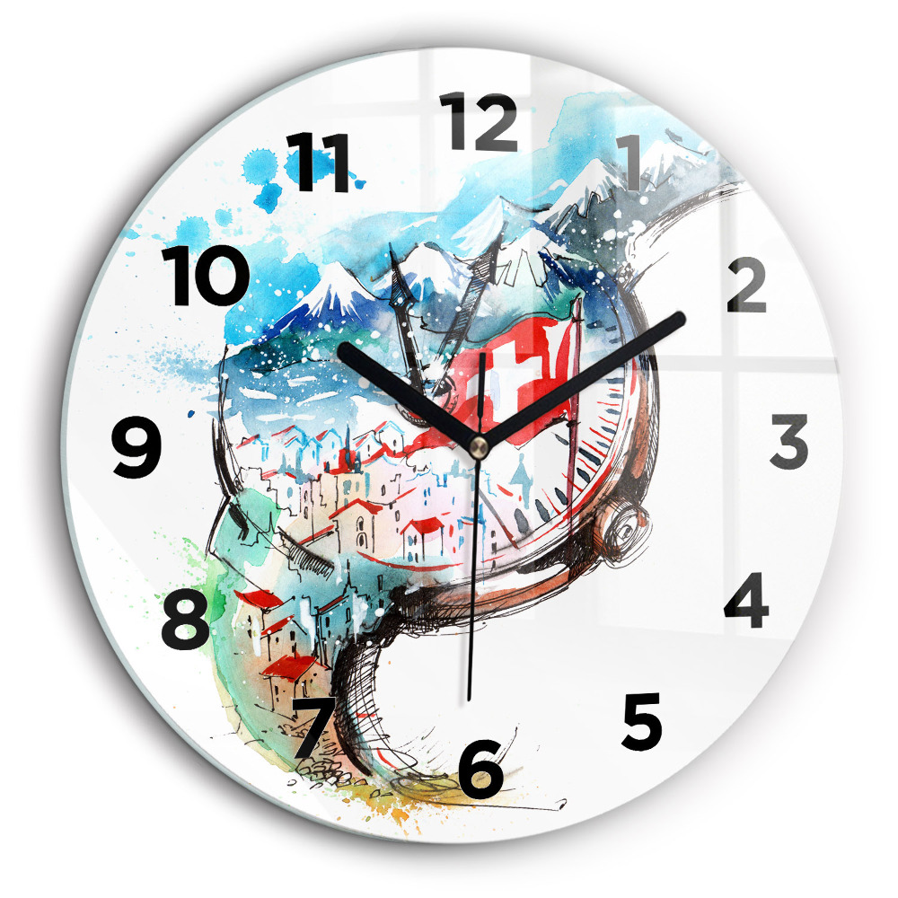 Montre suisse Pendule murale ronde 60 cm