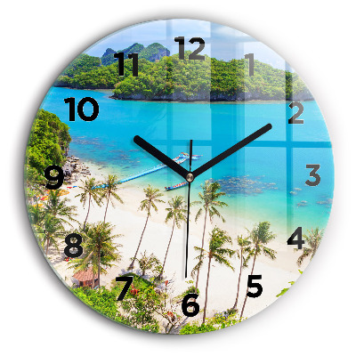 Parc national en Thaïlande Horloge ronde 60 cm