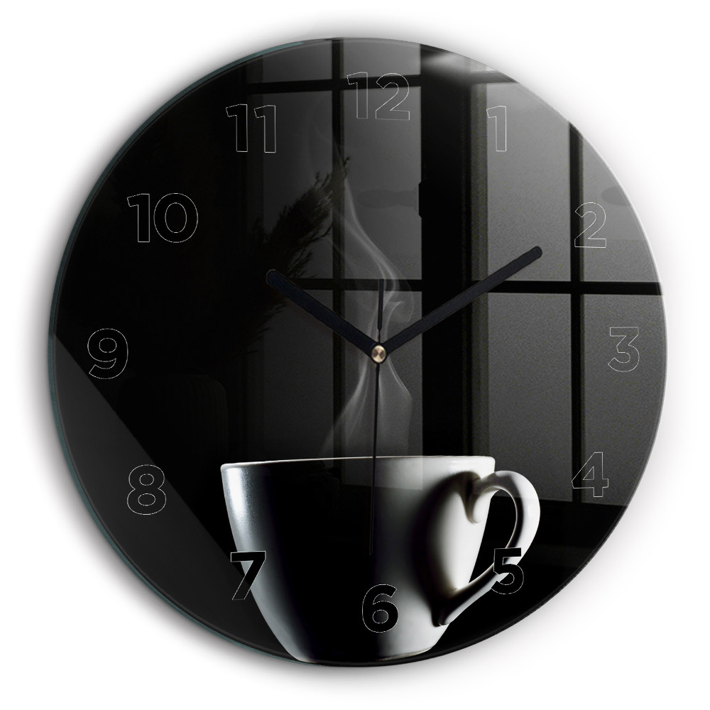 Tasse de café Horloge ronde 60 cm