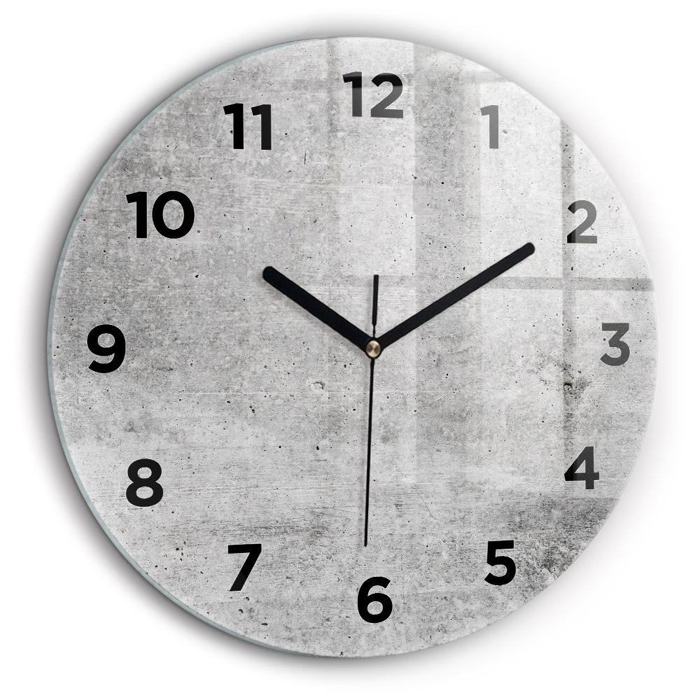 Mur brut Horloge ronde murale 60 cm