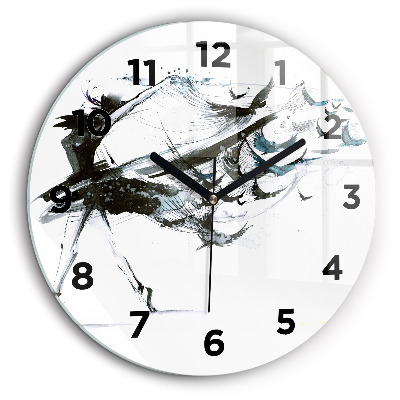 Femme dansant le ballet Horloge ronde murale 60 cm