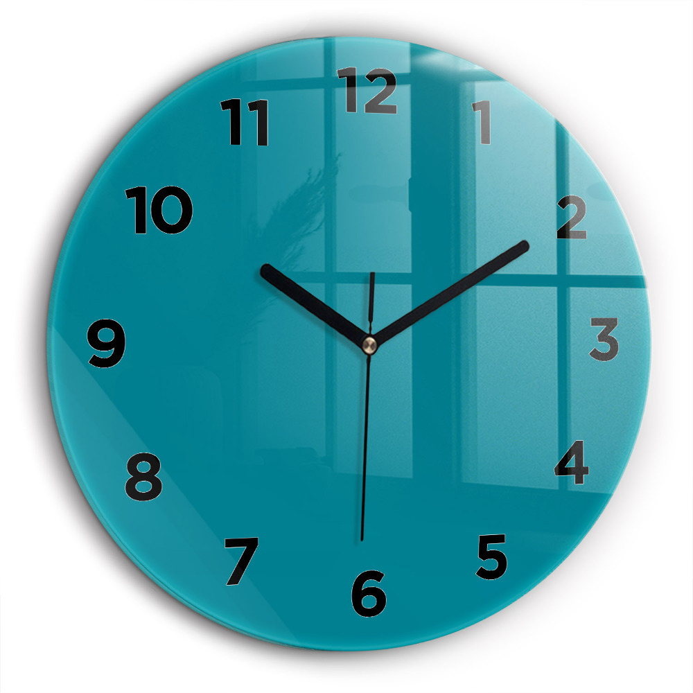 Bleu marine Horloge ronde 60 cm