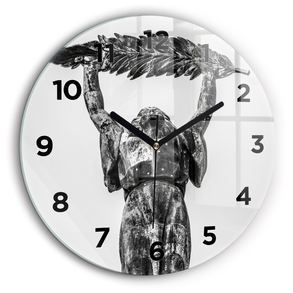 Statue de la Liberté à Budapest Horloge ronde 60 cm