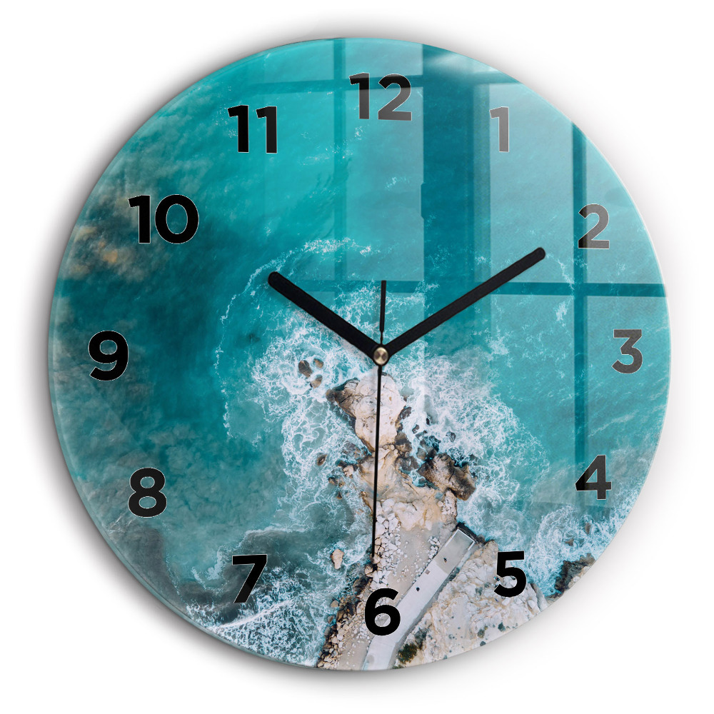 Fjords de la Costa Blanca Horloge ronde murale 60 cm