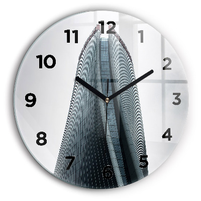 Gratte-ciel de Milan Horloge ronde murale 60 cm