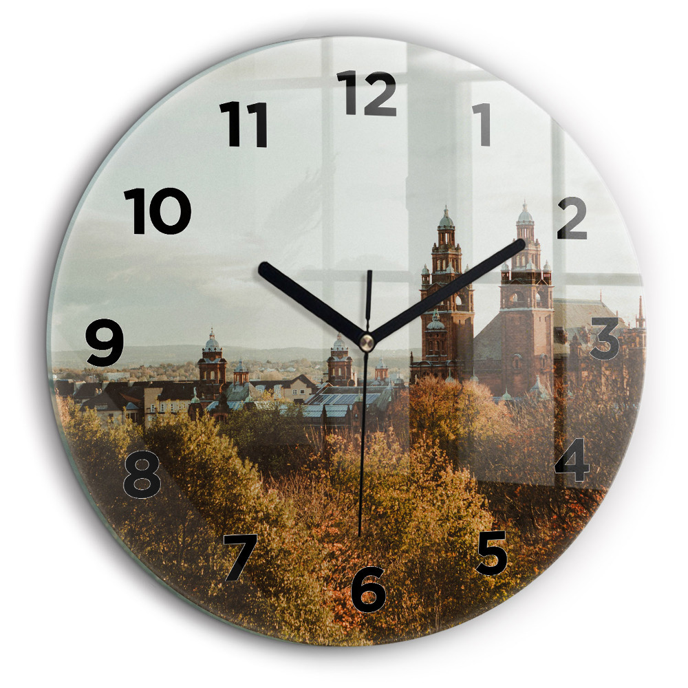 Galerie d'art à Glasgow Horloge ronde murale 60 cm