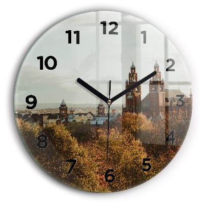 Galerie d'art à Glasgow Horloge ronde murale 60 cm
