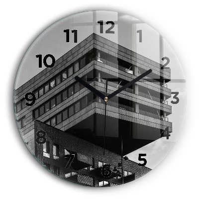 Architecture à Amsterdam Pendule murale ronde 60 cm
