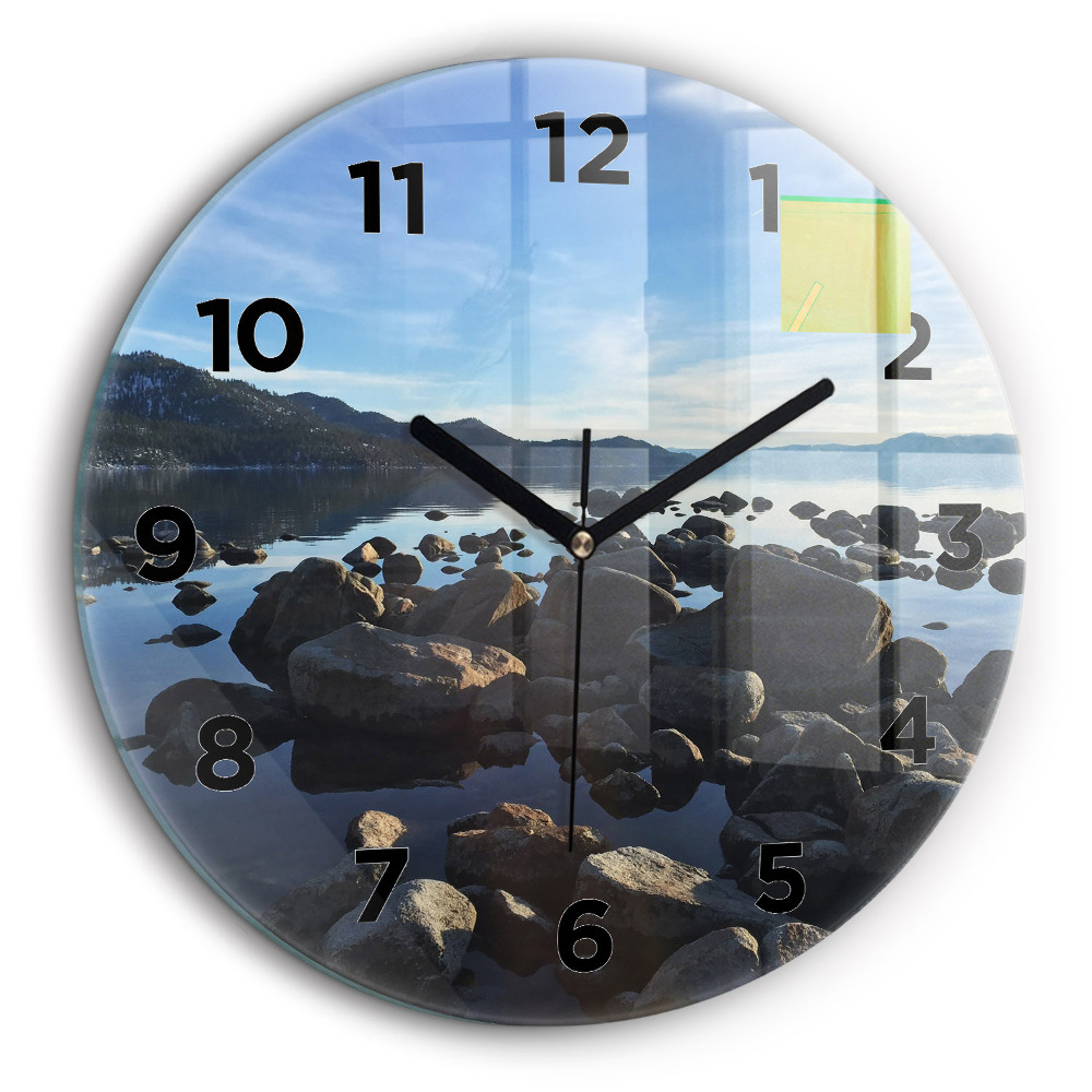 Vue sur la mer Horloge ronde murale 60 cm