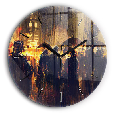 Horloge ronde en verre 60 cm Impressionnisme dans le marché de l'art