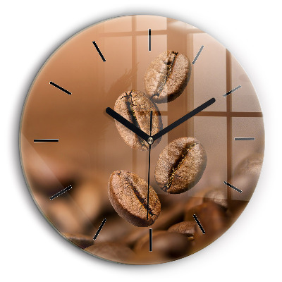 Pendule murale ronde 60 cm Couleurs abstraites