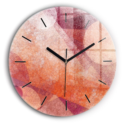 Horloge ronde murale 60 cm Abstraction géométrique